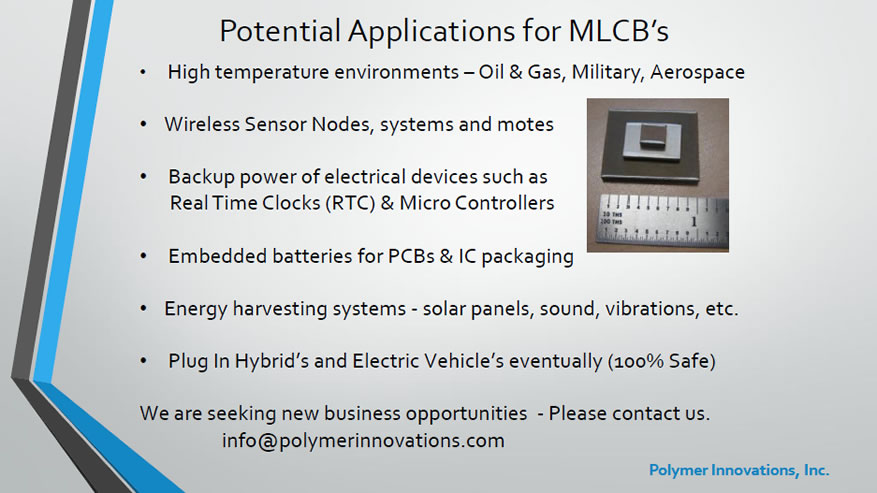MLCB Potential Applications