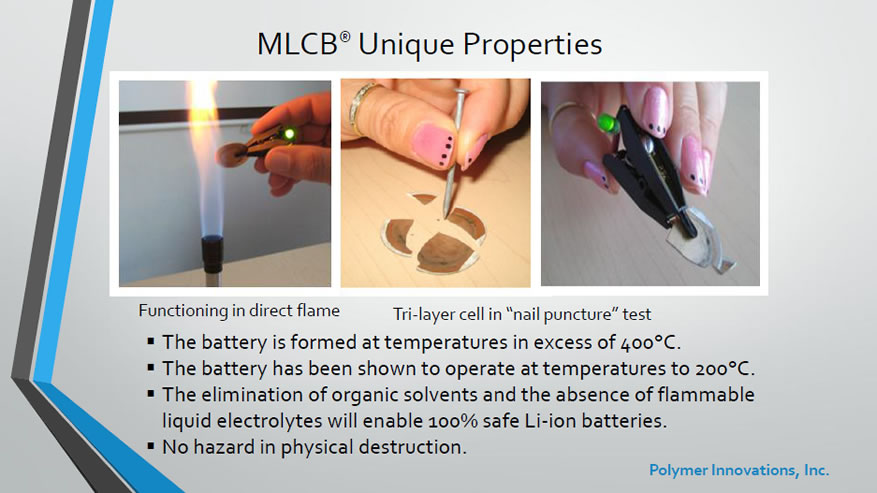 MLCB Unique Battery Properties