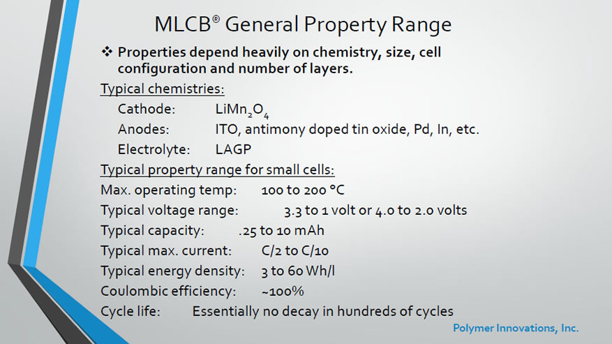 MLCB General Property Range